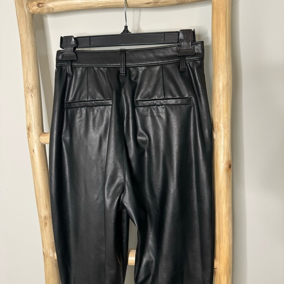 Abercrombie & Fitch Black Leather Pants - Picture 8 of 13